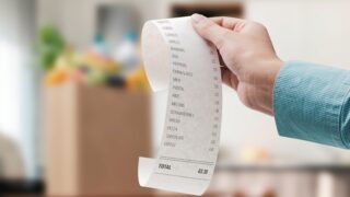 伝票を頼む時、英語でなんて言うの？