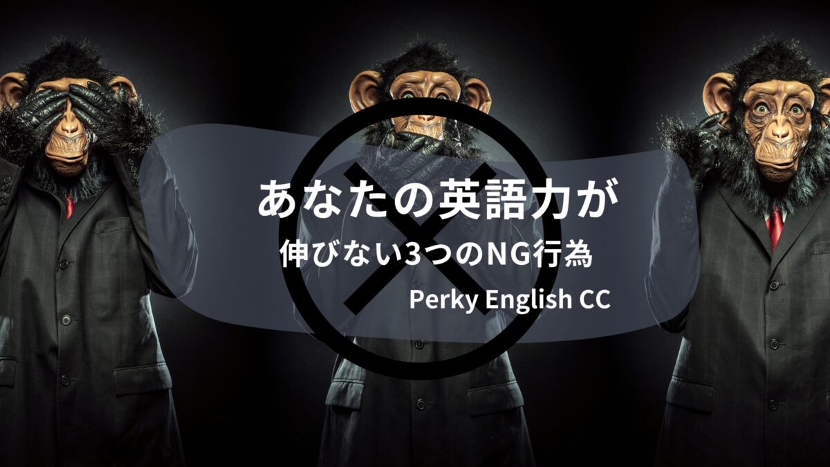 こんな英語学習はしないで！あなたの英語力が伸びない3つのNG行為