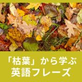 「Autumn Leaves」名曲ジャズナンバー「枯葉」から学ぶ英語フレーズ