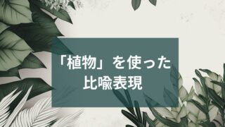 いくつ知ってる？面白い英語の比喩表現～植物編～ 