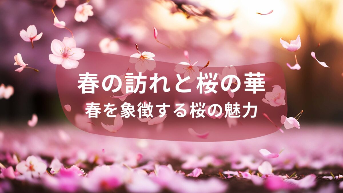 春の訪れと桜の華~桜の魅力